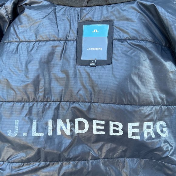 J. LINDEBERG Men's AUGUSTA Ski Jacket Black White Blue sz XL - Picture 12 of 13